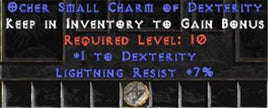 7 Resist Lightning w/ 1 Dex SC - West Non-Ladder