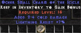 7 Resist Lightning w/ 2-4 Cold Damage SC - Europe HC Ladder