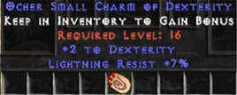 7 Resist Lightning w/ 2 Dex SC - West Non-Ladder