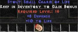8 Defense w/ 10 Life SC - Europe Non-Ladder