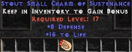 8 Defense w/ 15 Life SC - Europe HC Ladder