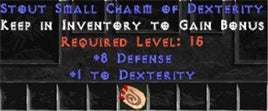 8 Defense w/ 1 Dex SC - West Non-Ladder