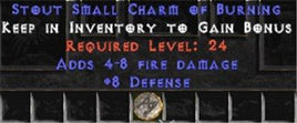 8 Defense w/ 4-8 Fire Damage SC - West Non-Ladder