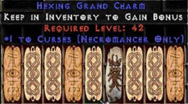 9 x Pack - Necromancer Curses GC (plain) - West Non-Ladder