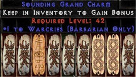 9 x Pack - Barbarian Warcries GC (plain) - West Non-Ladder