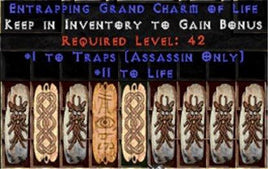 9 x Pack - Assassin Traps w/ 10-20 Life GC - West Non-Ladder
