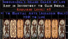 9 x Pack - Assassin Martial Arts w/ 10-20 Life GC - West Non-Ladder