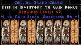 9 x Pack - Sorceress Cold Skills GC (plain) - West Non-Ladder
