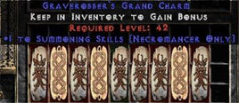 9 x Pack - Necromancer Summoning Skills GC (plain) - West Non-Ladder