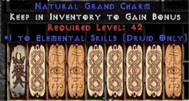 9 x Pack - Druid Elemental Skills GC (plain) - West Non-Ladder