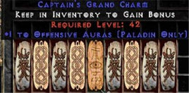 9 x Pack - Paladin Offensive Auras GC (plain) - West Non-Ladder