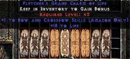 9 x Pack - Amazon Bow & Crossbow Skills w/ 10-20 Life GC - West Non-Ladder