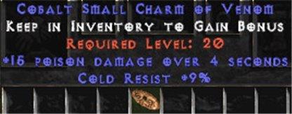 9 Resist Cold w/ 15 Poison Damage SC - East HC Ladder