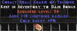 9 Resist Cold w/ 1-18 Lightning Damage SC - West Non-Ladder
