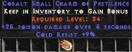 9 Resist Cold w/ 25 Poison Damage SC - West Non-Ladder