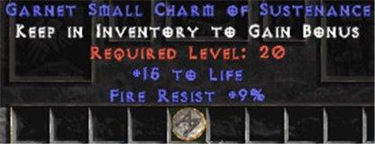 9 Resist Fire w/ 15 Life SC - West Ladder