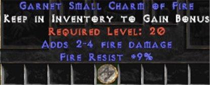 9 Resist Fire w/ 2-4 Fire Damage SC - West Ladder