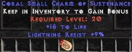 9 Resist Lightning w/ 15 Life SC - East HC Ladder