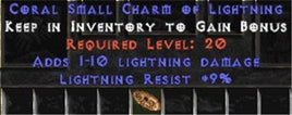 9 Resist Lightning w/ 1-10 Lightning Damage SC - Europe Non-Ladder