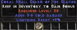 9 Resist Lightning w/ 3-6 Cold Damage SC - East Non-Ladder
