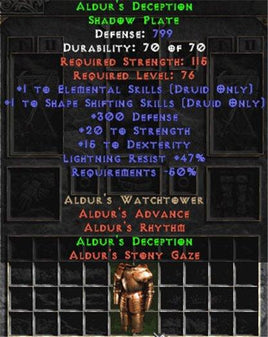 Aldurs Deception - West Non-Ladder