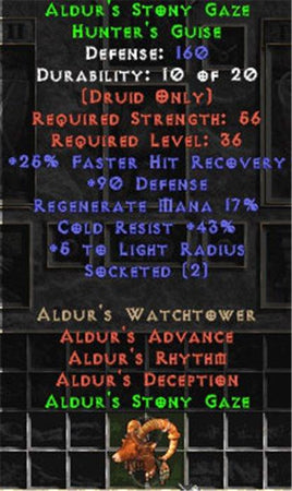 Aldur's Stony Gaze - Europe HC Ladder