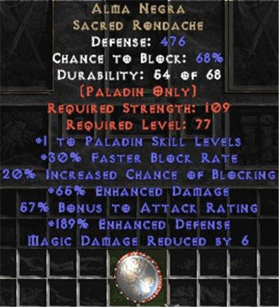 Alma Negra +1 skill & 60+ ed - Europe HC Ladder