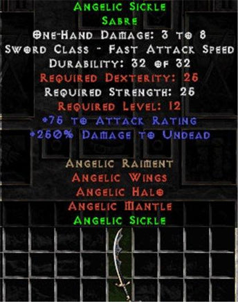 Angelic Sickle - Europe Non-Ladder