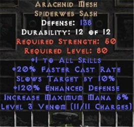 Arachnid Mesh - 120% ED - Perfect - East HC Ladder