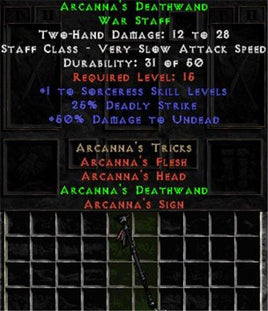Arcanna's Deathwand - East Non-Ladder