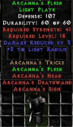Arcanna's Flesh - 107 Def - Perfect - Europe HC Ladder