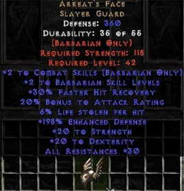 Arreat's Face - 180-199% ED & 6% LL - Europe Non-Ladder