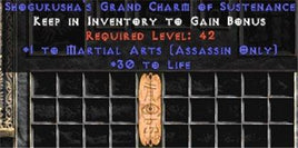 Assassin Martial Arts w/ 30 Life GC - East HC Ladder