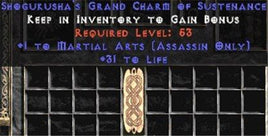 Assassin Martial Arts w/ 31-34 Life GC - East Ladder