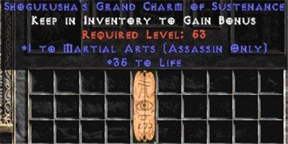 Assassin Martial Arts w/ 35 Life GC - East HC Ladder