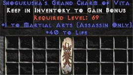 Assassin Martial Arts w/ 40 Life GC - East Non-Ladder