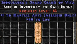 Assassin Martial Arts w/ 45 Life GC - East Non-Ladder