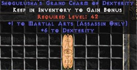 Assassin Martial Arts w/ 6 Dex GC - East Non-Ladder