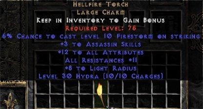 Assassin Hellfire 10-16 Resist All/10-16 Stats - East HC Ladder