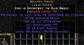 Assassin Hellfire 17-19 res 20 stats - East Ladder