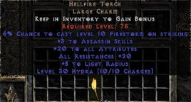Assassin Hellfire 20 Resist All/20 Stats - East Ladder