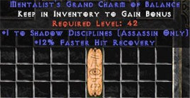 Assassin Shadow Disciplines w/ 12% FHR GC - Europe Non-Ladder