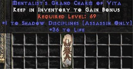 Assassin Shadow Disciplines w/ 36-39 Life GC - East Ladder