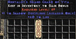 Assassin Shadow Disciplines w/ 40 Life GC - East Non-Ladder