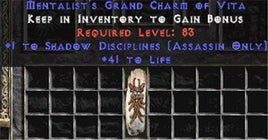 Assassin Shadow Disciplines w/ 41-44 Life GC - Europe Non-Ladder