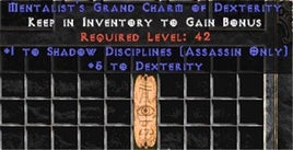 Assassin Shadow Disciplines w/ 4-5 Dex GC - Europe Non-Ladder