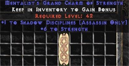 Assassin Shadow Disciplines w/ 6 Str GC - East Non-Ladder
