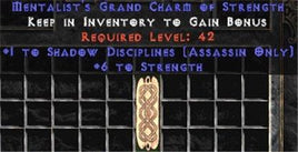 Assassin Shadow Disciplines w/ 6 Str GC - West Ladder