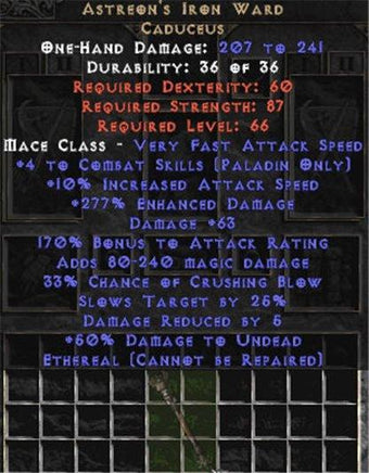 Astreon's Iron Ward - Europe HC Ladder