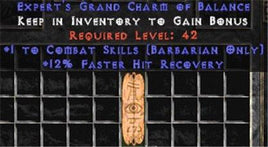 Barbarian Combat Skills w/ 12% FHR GC - Europe HC Ladder
